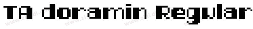TA doramin Regular字体转换